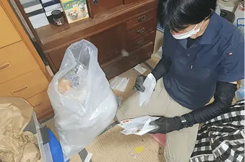 2.  お品物の仕分け作業